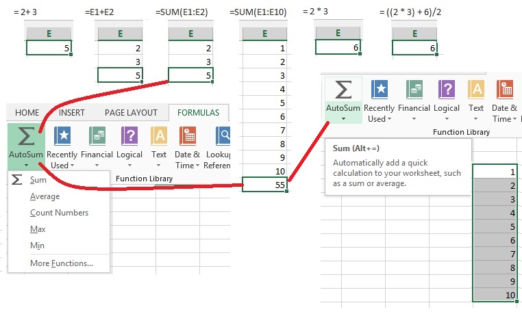 Cell Formulas