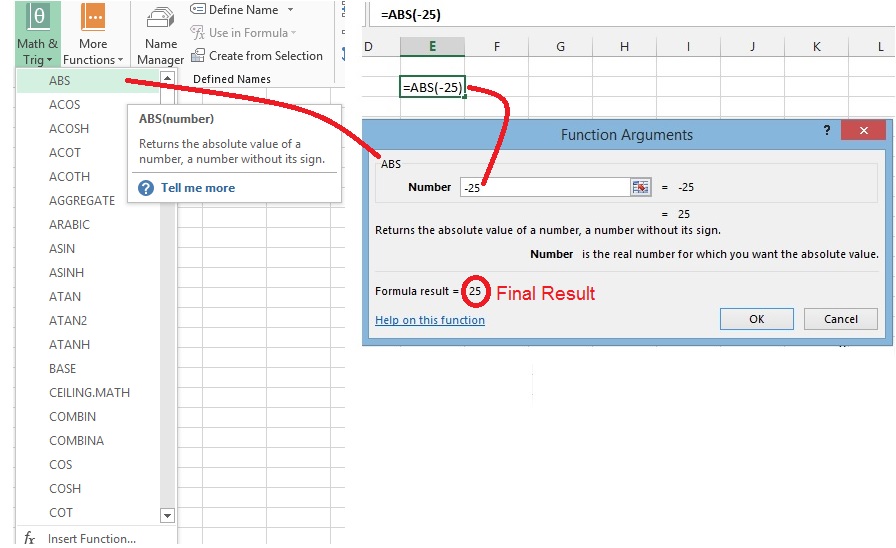Cell Formulas