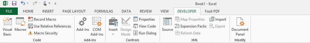 Developer's Tab