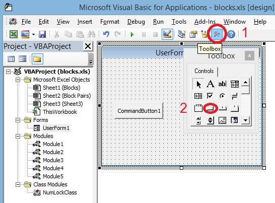 Adding a button